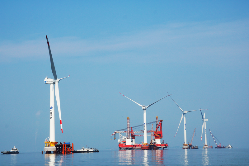 77.4MW Xinghua Bay pilot wind farm in Fuqing, Fujian Province